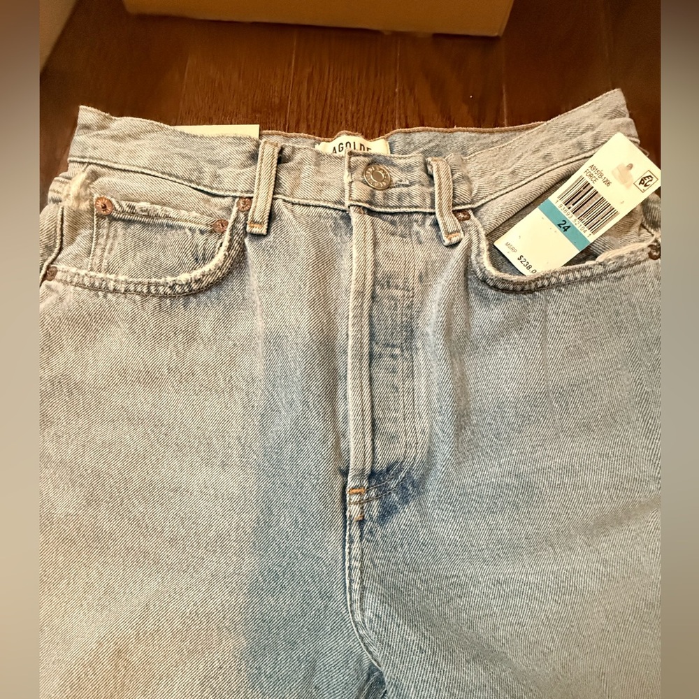 AGOLDE Women’s FRAN JEAN Low slung easy straight NWT. SIZE 24